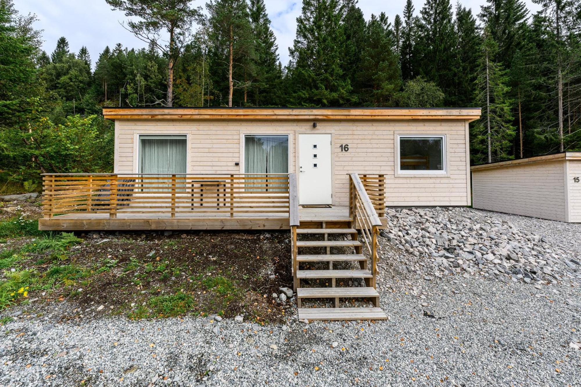 Korsbakken Camping Isfjorden Esterno foto